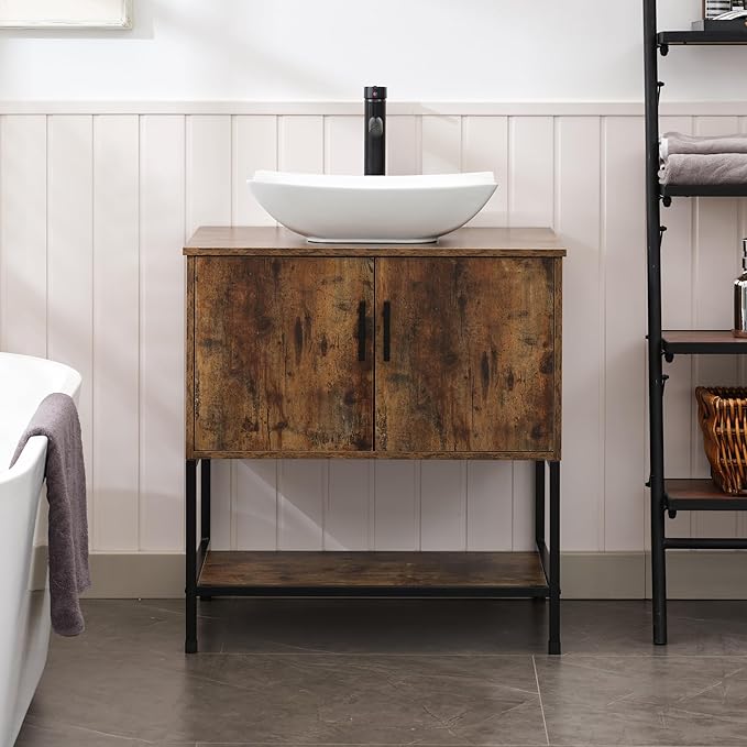 UEV Rustic Brown 30" Bathroom Vanity by YourHomeExcellentVendor