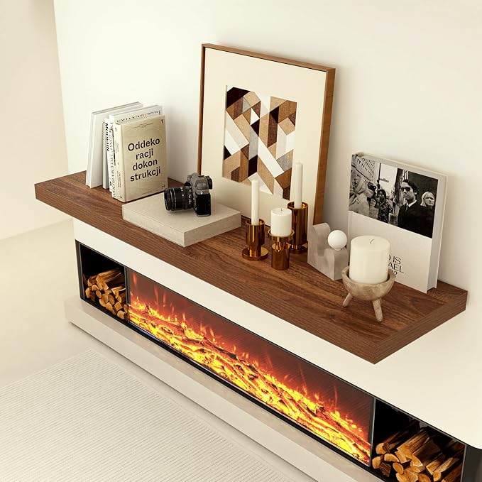 Heimlove 12" Deep Floating Shelves, 36 x 12 Inch Wall Mounted Long Floating - Image 7