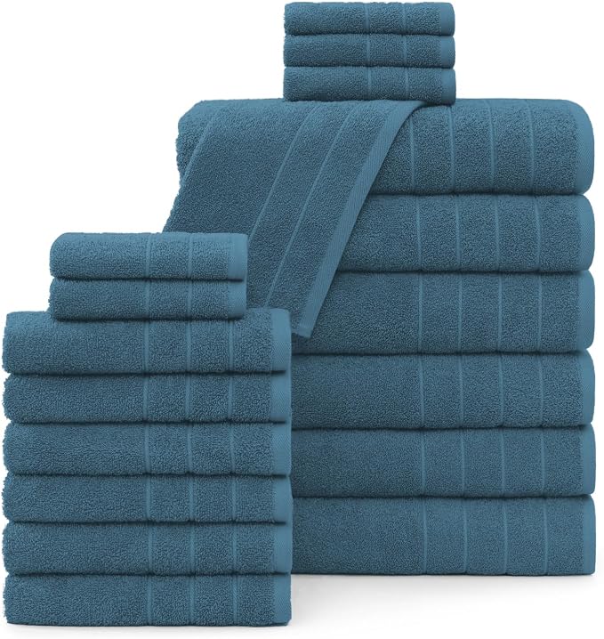 Casa Platino 100% Cotton Luxury Bath Towel Set by CasaPlatino