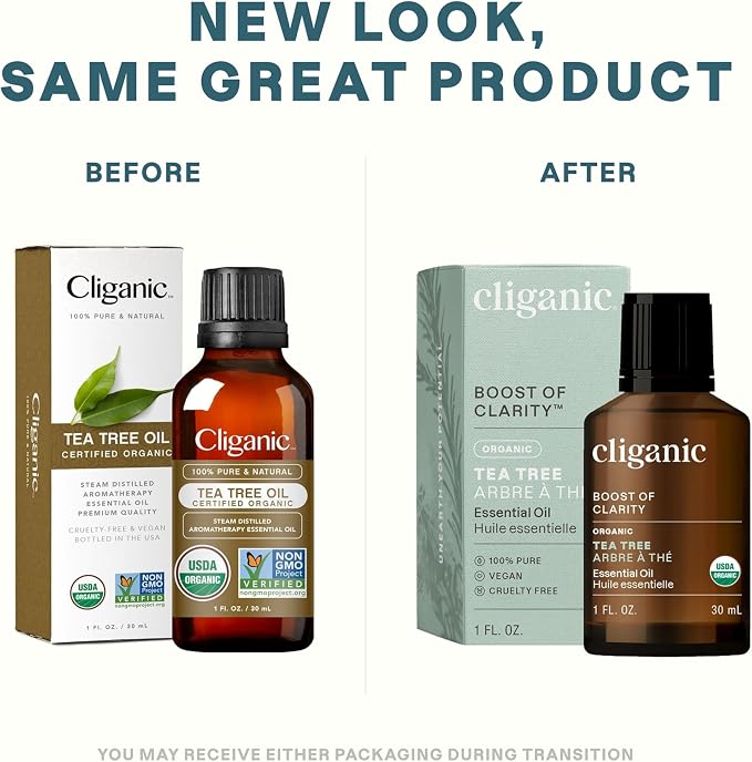 Cliganic Organic Tea Tree Essential Oil, 100% Pure Natural, - Image 2