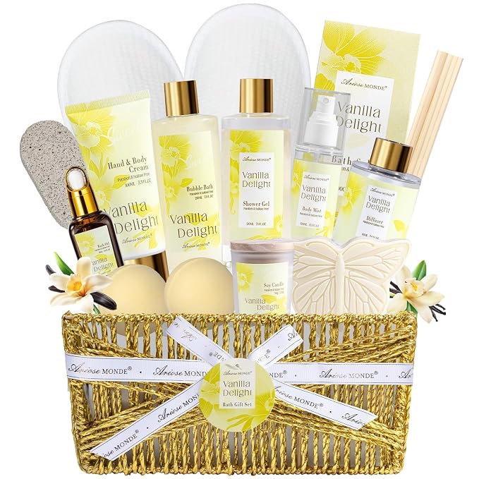 Spa Gifts for Women, Bath Bomb. Relaxing Bath Sets, Mothers Day Gifts for Mom by Ariosemonde