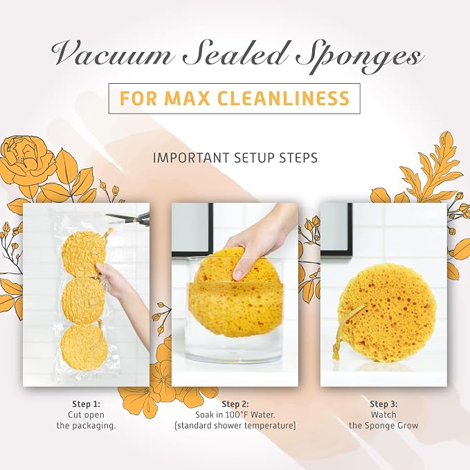 Spongentle Deep Cleansing Body Loofah Sponge, Natural Colors, - Image 5