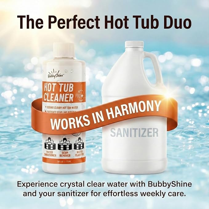 Spa Chemicals for Hot Tub – 5-in-1 Hot Tub Maintenance Kit & Cleaner – - Image 9