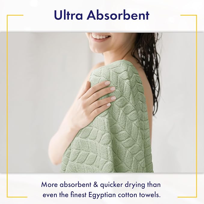 Ultra Soft & Stylish 700 GSM Luxury Bath Sheets | Pack of 2 | Extra Large 35x70 - Image 3