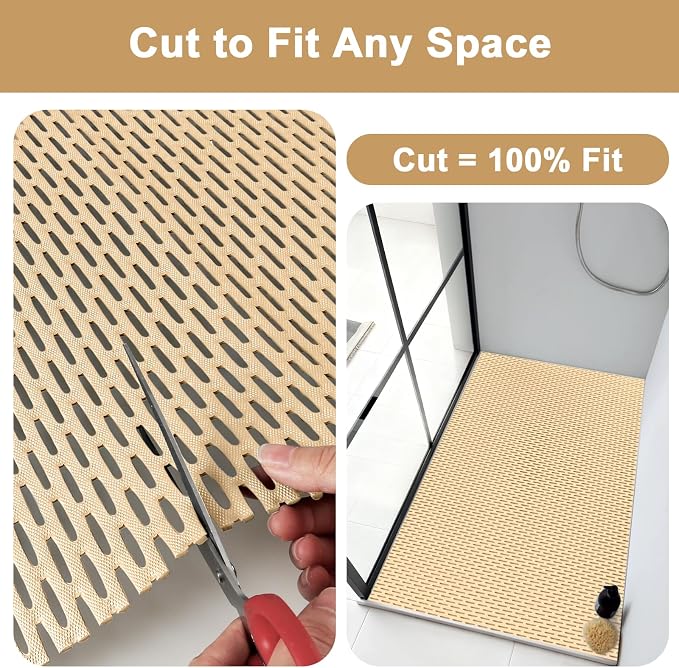 Extra Large Shower Mat: 47"x32" Non Slip Shower Mats - Image 6