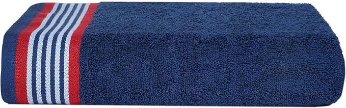 CASA COPENHAGEN He & She 2 Pieces Large Bath Sheet Set- American Blue + - Image 3