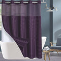Extra Long No Hook Shower Curtain by ConboMio