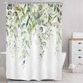 Riyidecor Extra Long Eucalyptus Leaves Shower Curtain by Riyidecor