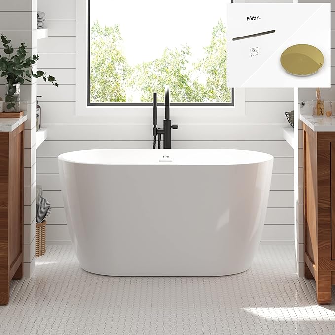 FerdY 47" Bali Acrylic Freestanding Bathtub - Image 2