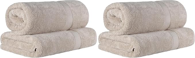 Superior Egyptian Cotton Pile Bath Sheet, Ultra Soft Luxury Towels, Thick Plush by SUPERIOR