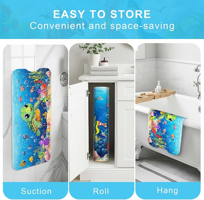 Upgrade Cartoon Baby Bath Mat Non Slip - Image 5