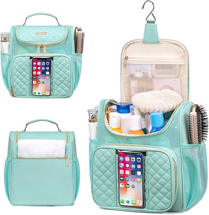 Large Toiletry Bag for Women Men, Portable Shower Caddy For College Dorms - Image 2