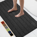 Bcoimo 48"×24" Chenille Bath Mat – Non-Slip by Bcoimo