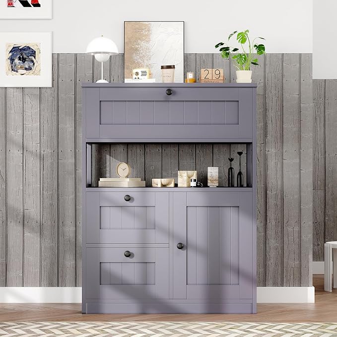 Bathroom Cabinet, Modern Bathroom Floor Storage Cabinet Organizer - Image 8