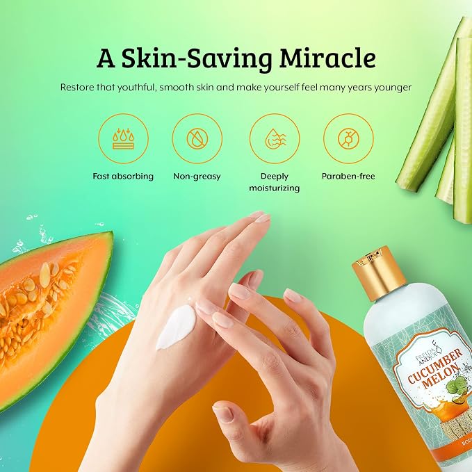 Home Spa Gift 10oz Deep Moisturizing Fragrance Body Lotion & 8 oz. Fine - Image 5