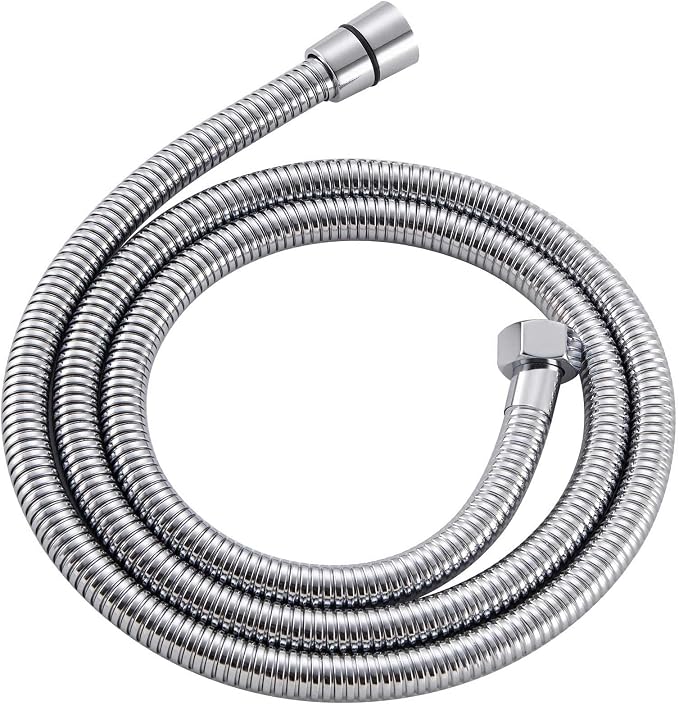 Angle Simple Flexible Shower Hose 59", Stainless Steel Handheld Shower Head by AngleSimple