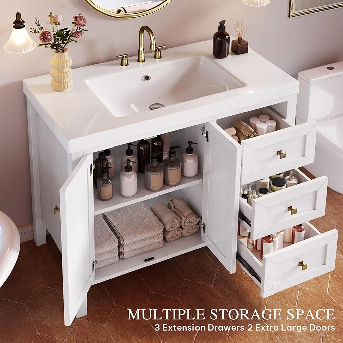 DWVO 42 Inch Bathroom Vanity - Image 3