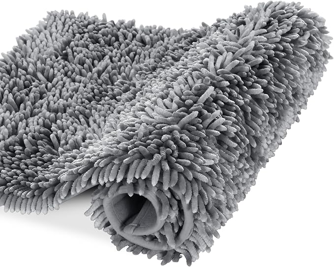 Yimobra Luxury Chenille Bathroom Rug Mat, Extra Soft and Absorbent Shaggy Bath by Yimobra