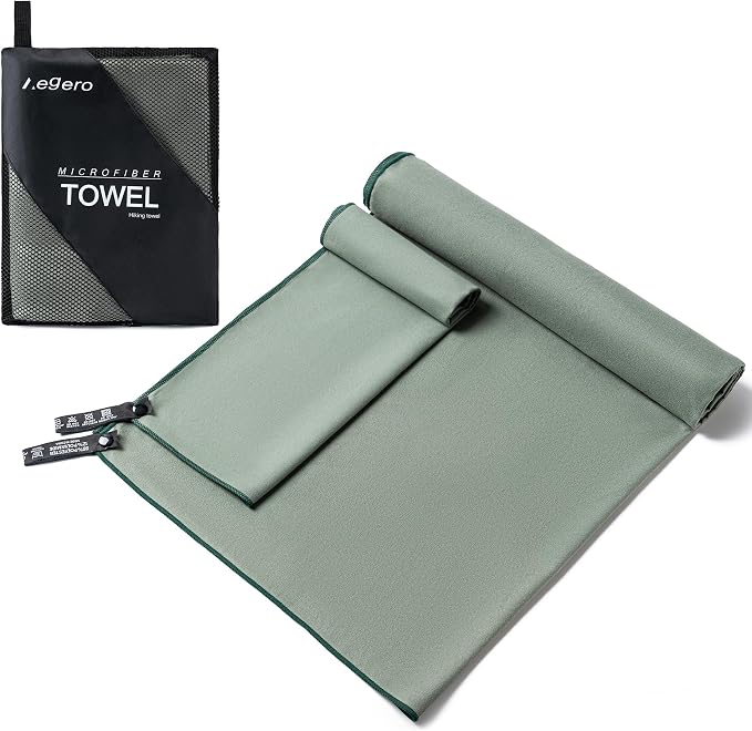 Camping Towel, 2 Pack Microfiber Travel Sports Towel, Quick Dry by Unknown