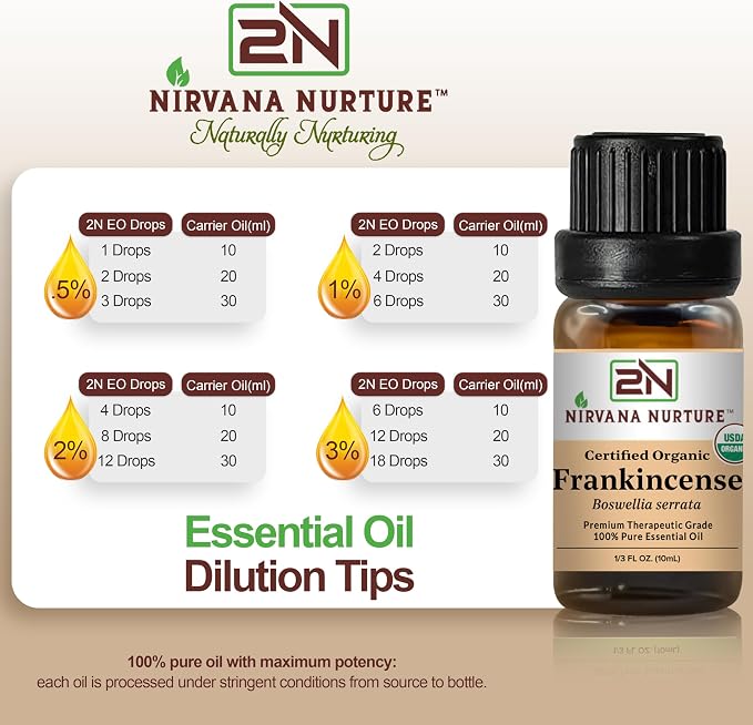 Frankincense Essential Oil USDA Certified Organic, 100% Pure Natural Premium - Image 5