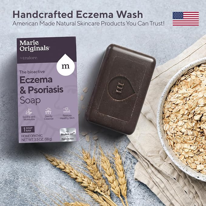 Marie Originals Eczema Face Soap Body Wash Bar – All Natural Psoriasis - Image 7