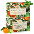 Wavertree & London Basil Lime & Mandarin Scented Natural Soap, 7oz Moisturizing by AustralianNaturalSoap