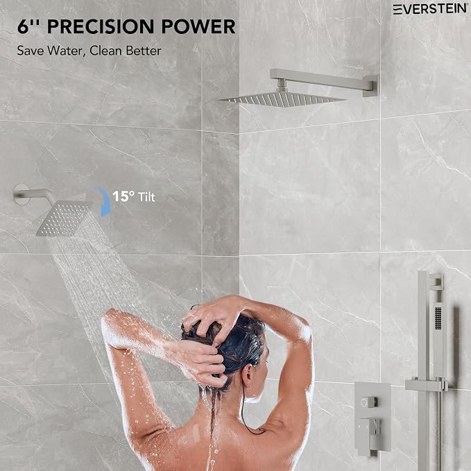 10" High-Pressure Rainfall Shower Faucet - Image 4