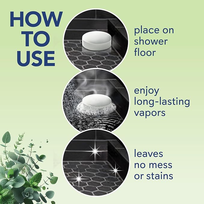 Sinucleanse Vapor Shower Steamers, All Natural Eucalyptus & Mint Aromatherapy - Image 6