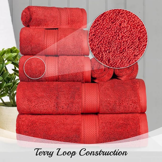 BLUENILEMILLS Madison Egyptian Cotton Towels, Towel Set - Image 8