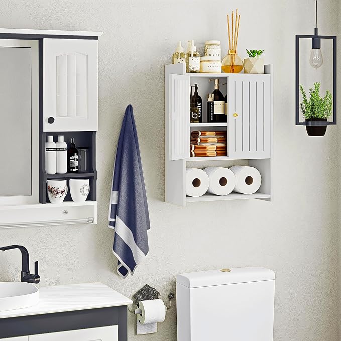 Wall Bathroom Storage Cabinet, 4-Tier Medicine Cabinet - Image 2