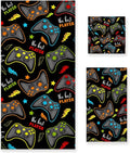 Gaming 3 Piece Towel Bathroom Sets, 1 Bath Towel, 1 Washcloth, 1 Hand Towel by Tamonten