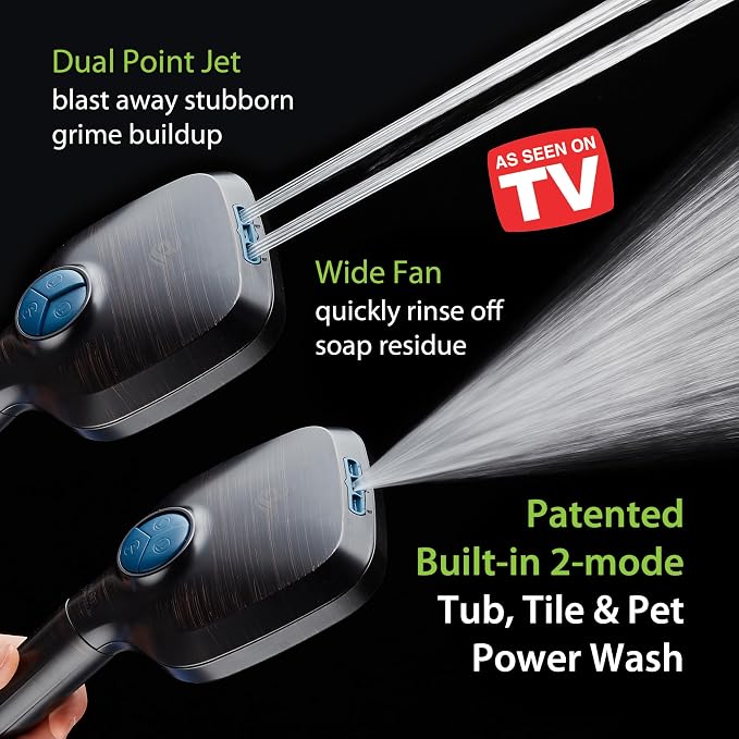 AquaCare High Pressure 10 Spray Mode Filtered Showerhead - Image 3