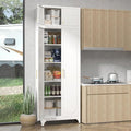 90" Metal Kitchen Pantry Cabinet, Freestanding Kitchen Storage Cabinet by For30YearsWehavespecializedinsteelfurniture
