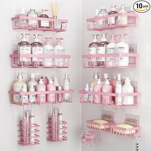 10 Pack Shower Caddy Organizer Rack Shelf by Liuoud