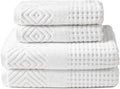 Texere 100% Organic Cotton Diamond Jacquard 700 GSM Luxury Bath Towel Sets by TexereSilk