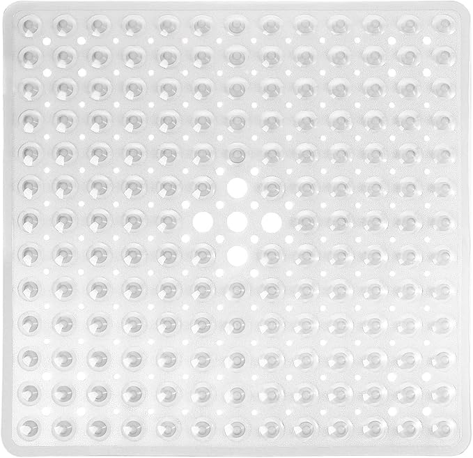 Yimobra Shower Stall Mat Non Slip, 21x21 Inch, Soft Square Bath Mat by Yimobra