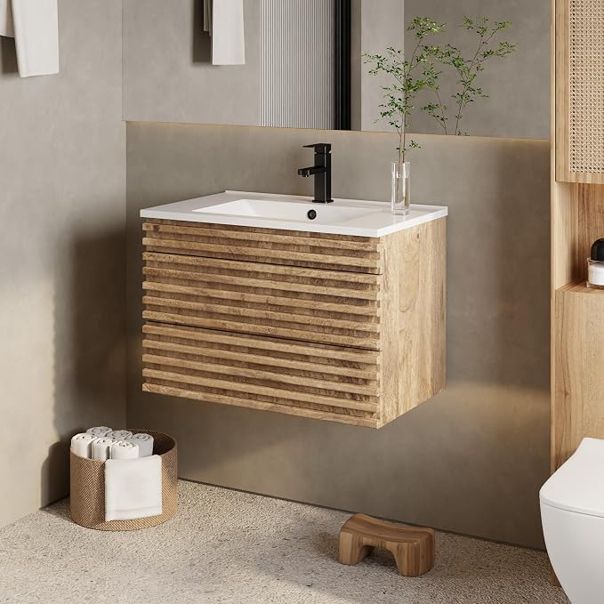 eclife 30" Floating Bathroom Vanity - Image 3