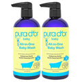 PURA D'OR All-in-One Baby Wash USDA Biobased, Zero Sulfates, No Artificial by PURADOR