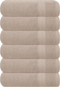 GLAMBURG Ultra Soft 6-Piece Hand Towel Set 16x28-100% Ringspun Cotton by GLAMBURG