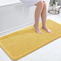 OLANLY Bathroom Rugs 47x20, Extra Soft Absorbent Chenille Bath Rugs, Rubber by OLANLY