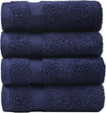 SOFE H&L | Olea Luxury Turkish Cotton Hand Towels Set of 4 Navy | Premium by SOFEHomeLiving