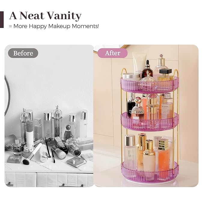 Aveniee Rotating Makeup Organizer - Image 4