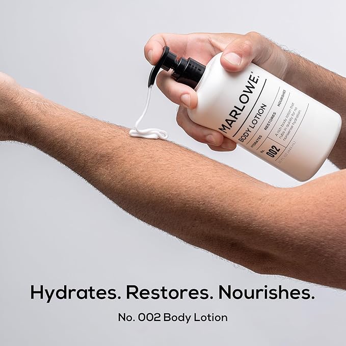 MARLOWE. No. 002 Body Lotion 15 oz Pump, Revitalizing Dry Skin Lotion - Image 2