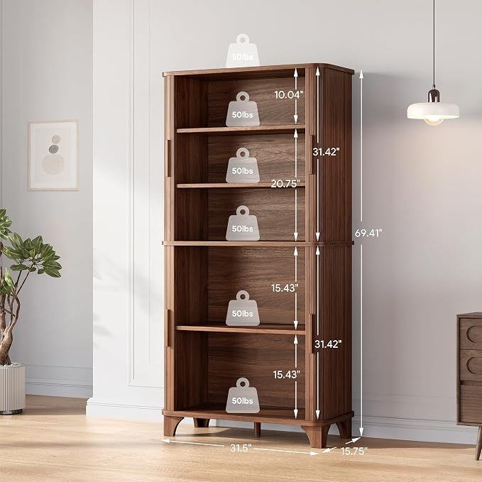 69" Tall Kitchen Pantry Storage Cabinet - Image 2