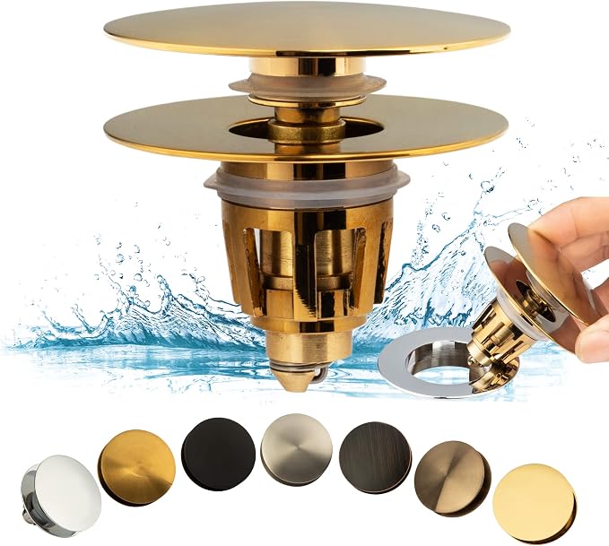Artiwell Universal Bathroom Sink Drain Stopper, Fits Most Pop-Up Drains by Artiwell
