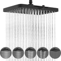 Hibbent 5 Spray Modes Shower Head, Large Rainfall Showerhead, High Flow by Hibbent