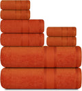 Casa Lino Bath Towel Set of 8 by CASALINO