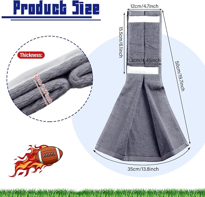Shimeyao 2 Pcs Cotton Sports Football Towel - Image 2
