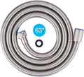 Aleasha Brushed Nickel Finished Shower Hose, 63 Inch SUS 304 Stainless Steel by ALEASHA