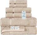 SALBAKOS 100% Turkish Cotton 6-Piece Towel Set | Heirloom Quality Hotel & Spa by SALBAKOS